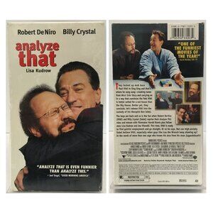 Analyze That Sealed VHS 2003 Warner Robert De Niro Billy Crystal Lisa Kudrow